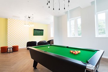 Games Room, featuring pool table, table football and PlayStation 4