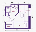 Floorplan of available room