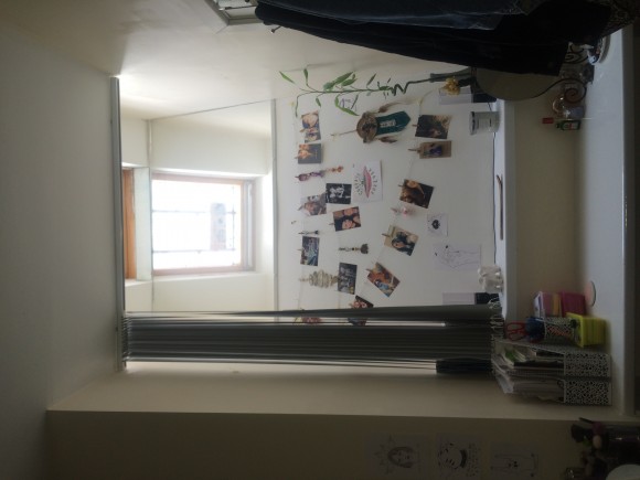 Bedroom (desk and skylight)