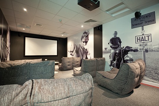 On-site cinema room