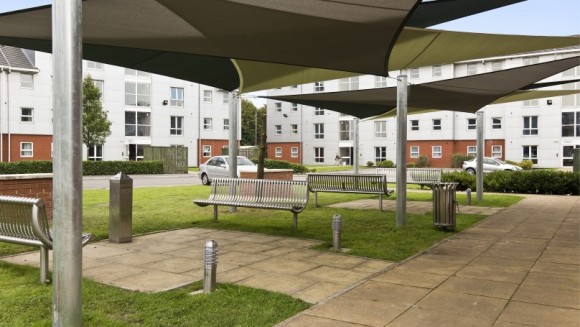 Courtyard and BBQ area