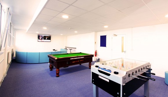 Amazing facilities in the games room