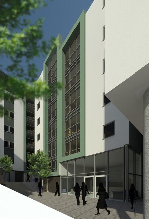 CGI images provided by AWW Ltd Architects. Show flat images will be uploaded as soon as they are available