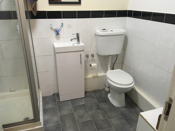 Shower room and toilet