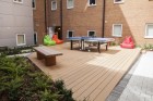 Outdoor Seating Area with Table Tennis