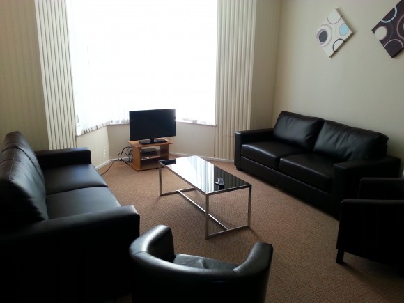 Blackpool Student Accommodation - Lounge area of Reads Avenue
