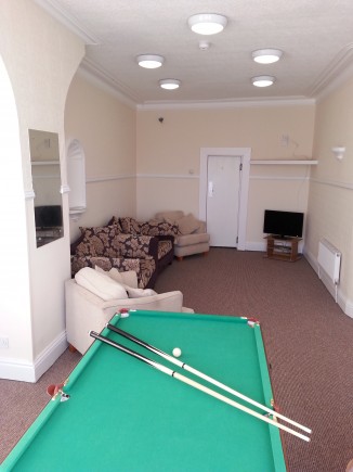 Blackpool Student Accommodation - Living room of Palatine House