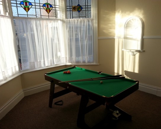 Blackpool Student Accommodation - Pool Table in Palatine House