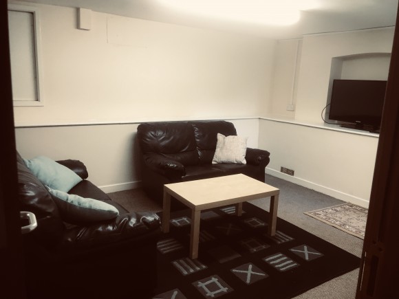 Basement lounge/common room