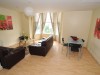 modern well furnished open plan lounge/dining and kitchen area.Internet/telephone and satelite tv ariel are provided