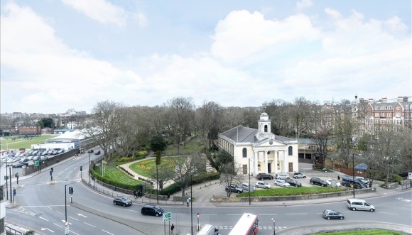 View from terrace